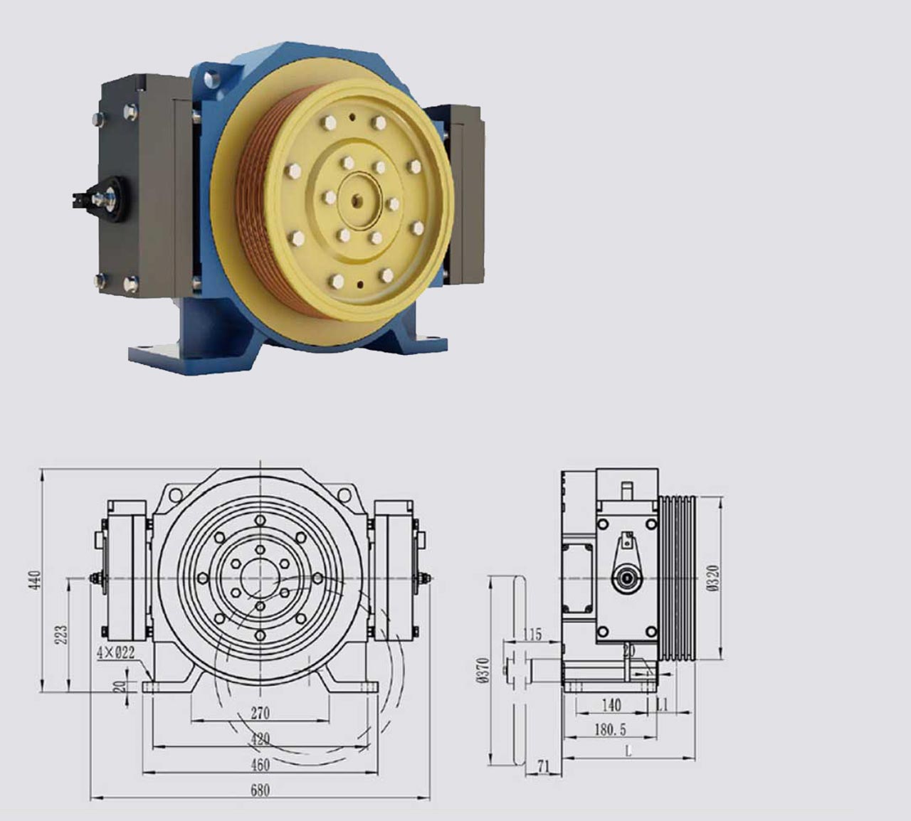 Động cơ thang máy Mitsubishi
