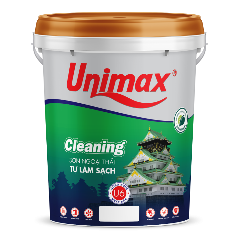 Sơn ngoại thất tự làm sạch U6 Unimax 18 lít
