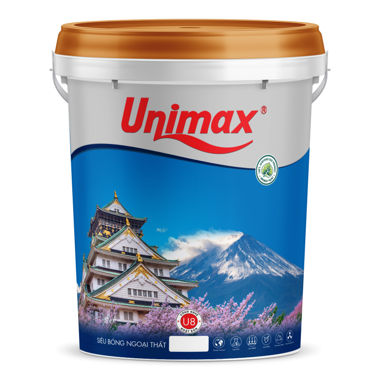 Sơn ngoại thất bóng U8 Unimax 18 lít