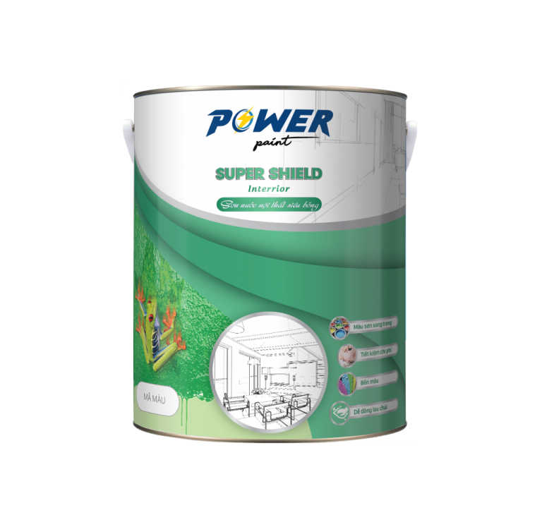 Sơn nước nội thất siêu bóng Power Super Shield Interior